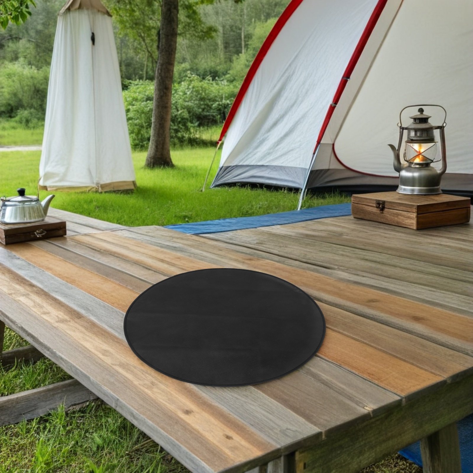 แผ่นรองกันไฟทนความร้อนทรงกลมสำ - Heat Resistant Mat บทวิจารณ์และราคา