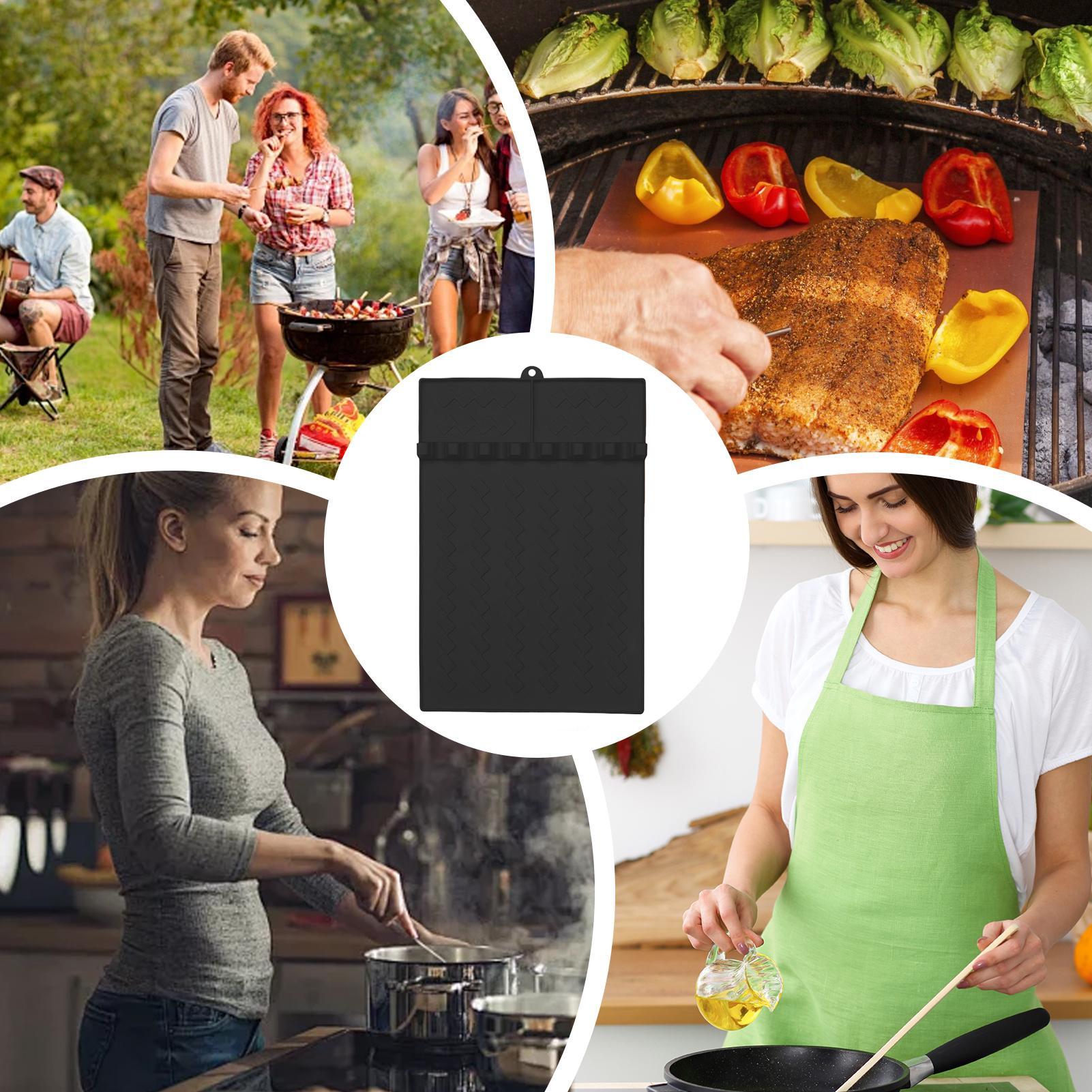 แผ่นรองย่างบาร์บีคิวซิลิโคน พร - Heat Resistant Mat บทวิจารณ์และราคา
