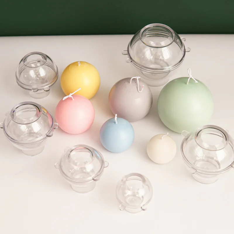 5-8 ซม.ทรงกลมเทียนแม่พิมพ์พลาส - Candle Supplies Tins บทวิจารณ์และราคา