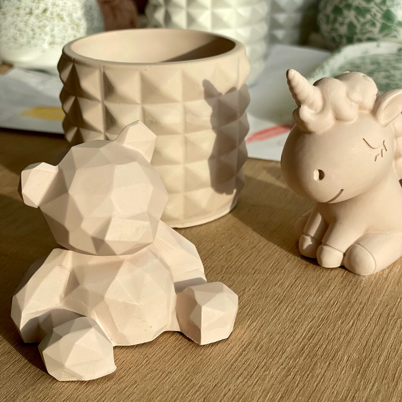3D สเตอริโอหมีแม่พิมพ์ซิลิโคน  - Candle Supplies Tins บทวิจารณ์และราคา
