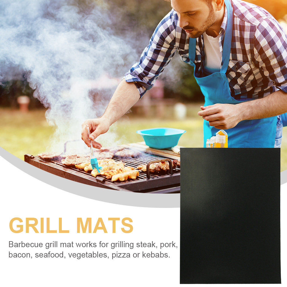 แผ่นรองย่าง 3 ชิ้น ไม่ติดกระทะ - Heat Resistant Mat บทวิจารณ์และราคา
