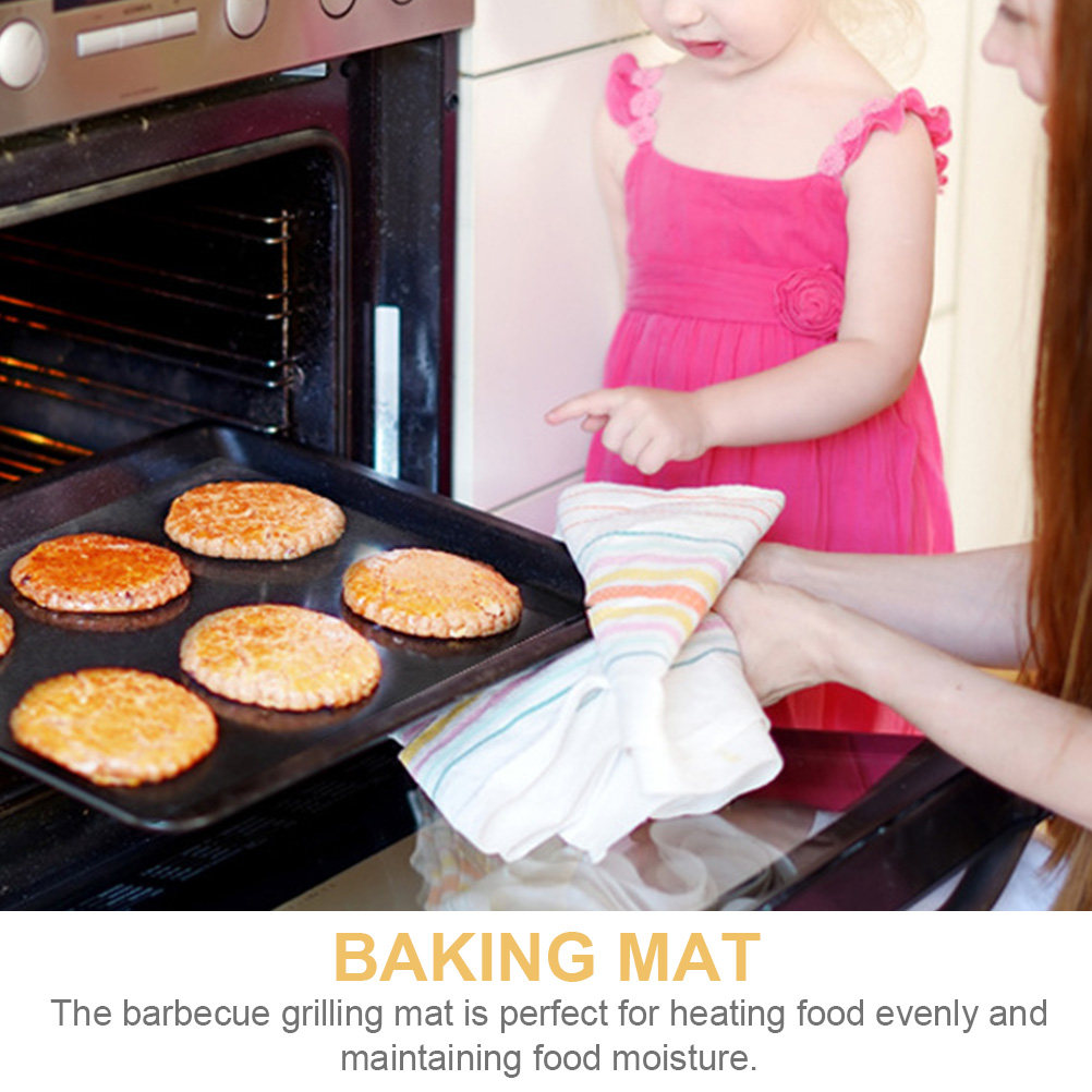 แผ่นรองย่าง 3 ชิ้น ไม่ติดกระทะ - Heat Resistant Mat บทวิจารณ์และราคา