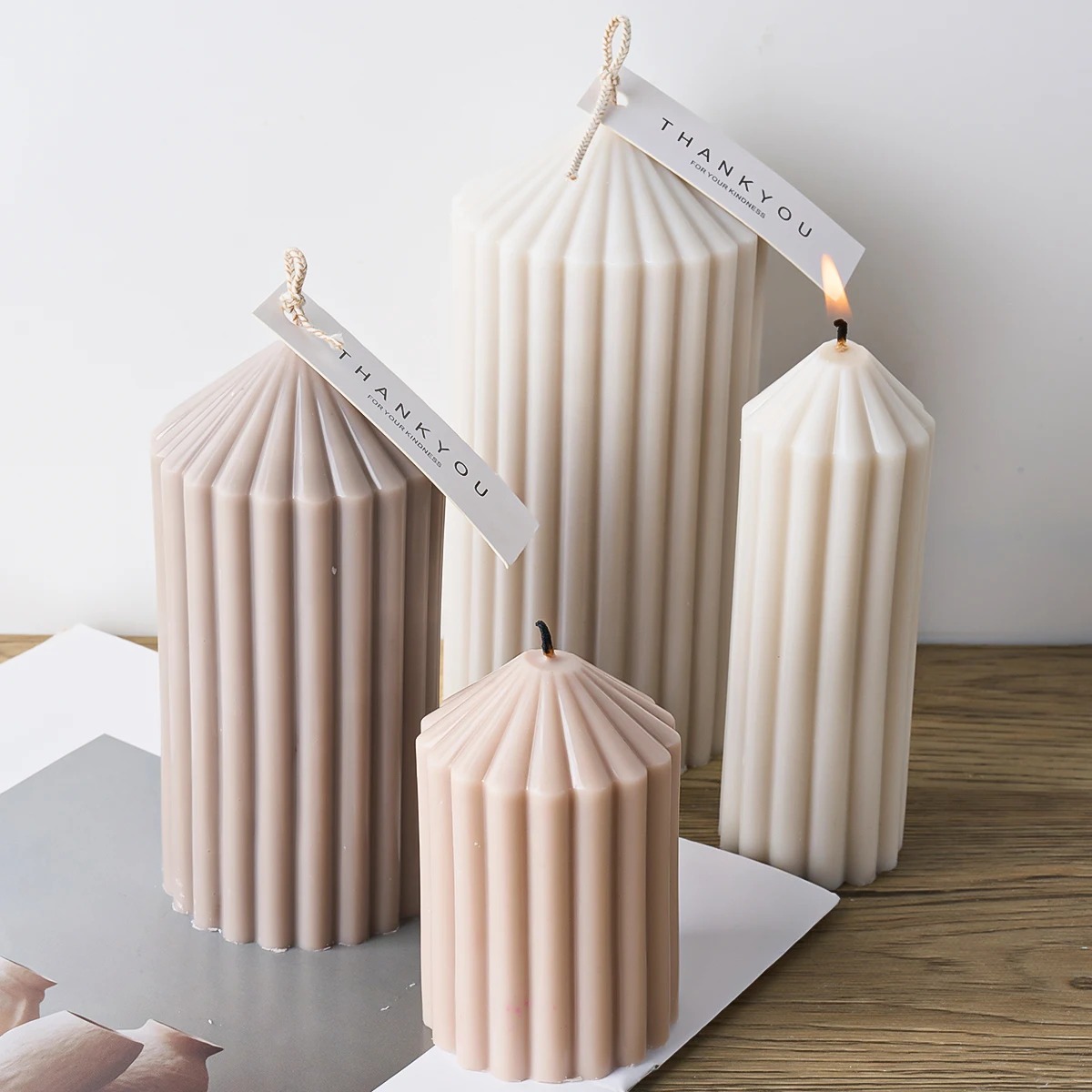 เพียงสไตล์ทรงกระบอกเทียนแม่พิม - Candle Supplies Shop บทวิจารณ์และราคา