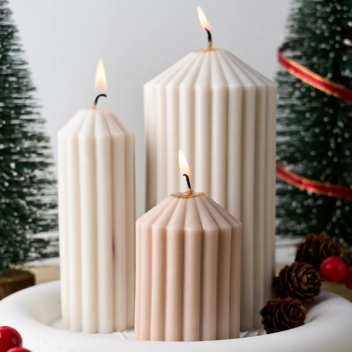 เพียงสไตล์ทรงกระบอกเทียนแม่พิม - Candle Supplies Shop บทวิจารณ์และราคา