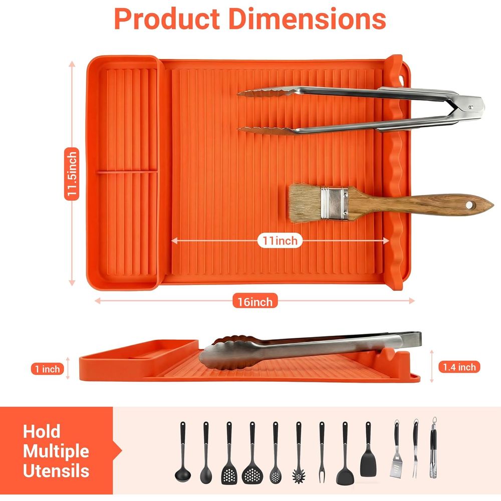 แผ่นรองย่างซิลิโคนทนความร้อน - - Heat Resistant Mat บทวิจารณ์และราคา